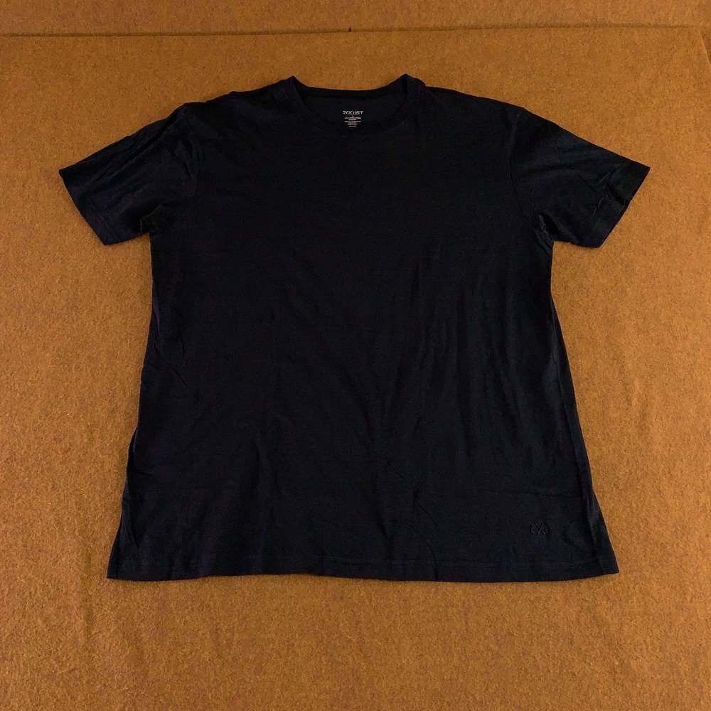 2Xist Essentials Mens Size XL Black Cotton Short Sleeve Crew Neck T-Shirt New
